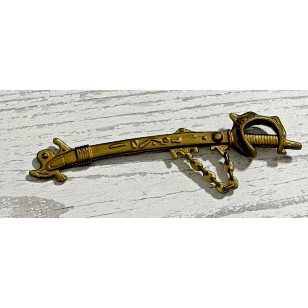 GI Joe Vtg‎ Weapon Accessory 1988 Gold Destro Sword
